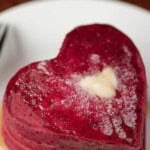 recipe for homemade beet pancakes.