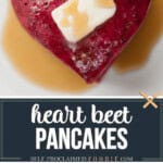 recipe for homemade beet pancakes.