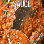 recipe for homemade bolognese sauce.