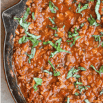 recipe for homemade bolognese sauce.