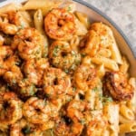 recipe for homemade Cajun shrimp pasta.