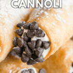 recipe for homemade cannoli.