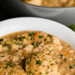 recipe for homemade chicken and dumplings.