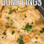 recipe for homemade chicken and dumplings.