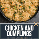 recipe for homemade chicken and dumplings.