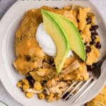 recipe for homemade chicken enchilada casserole.