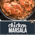 recipe for homemade chicken marsala.