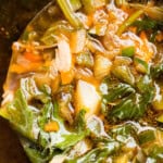 recipe for homemade chicken vegetable soup.