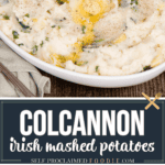 recipe for homemade colcannon irish mashed potatoes.