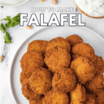 recipe for homemade falafel.