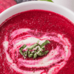 recipe for homemade fresh beet soup.