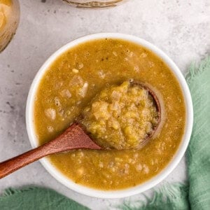 homemade green enchilada sauce.