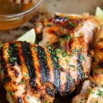 recipe for homemade marinated chicken thighs.