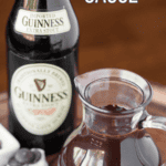 recipe for homemade Guinness stout chocolate sauce.