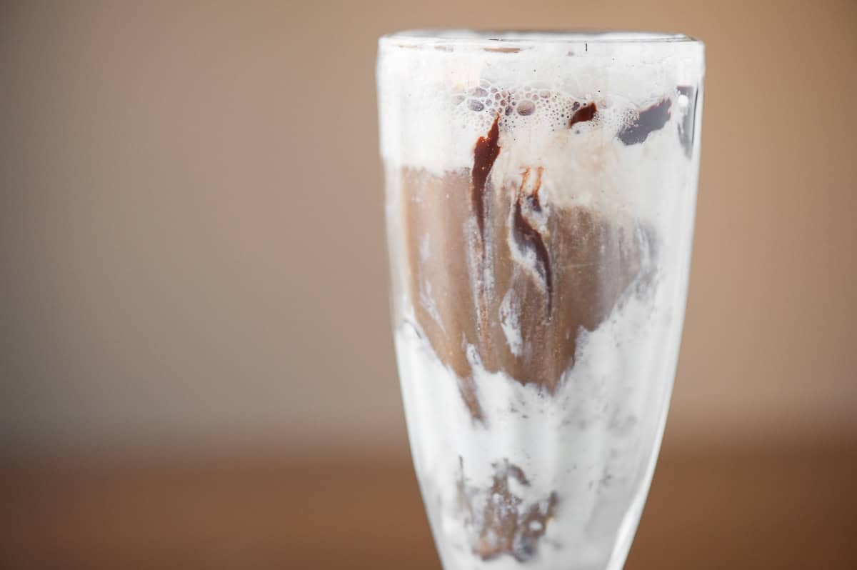 chocolate guinness float.