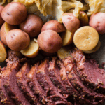 recipe for homemade Instant Pot corned beef with cabbage and potatoes.