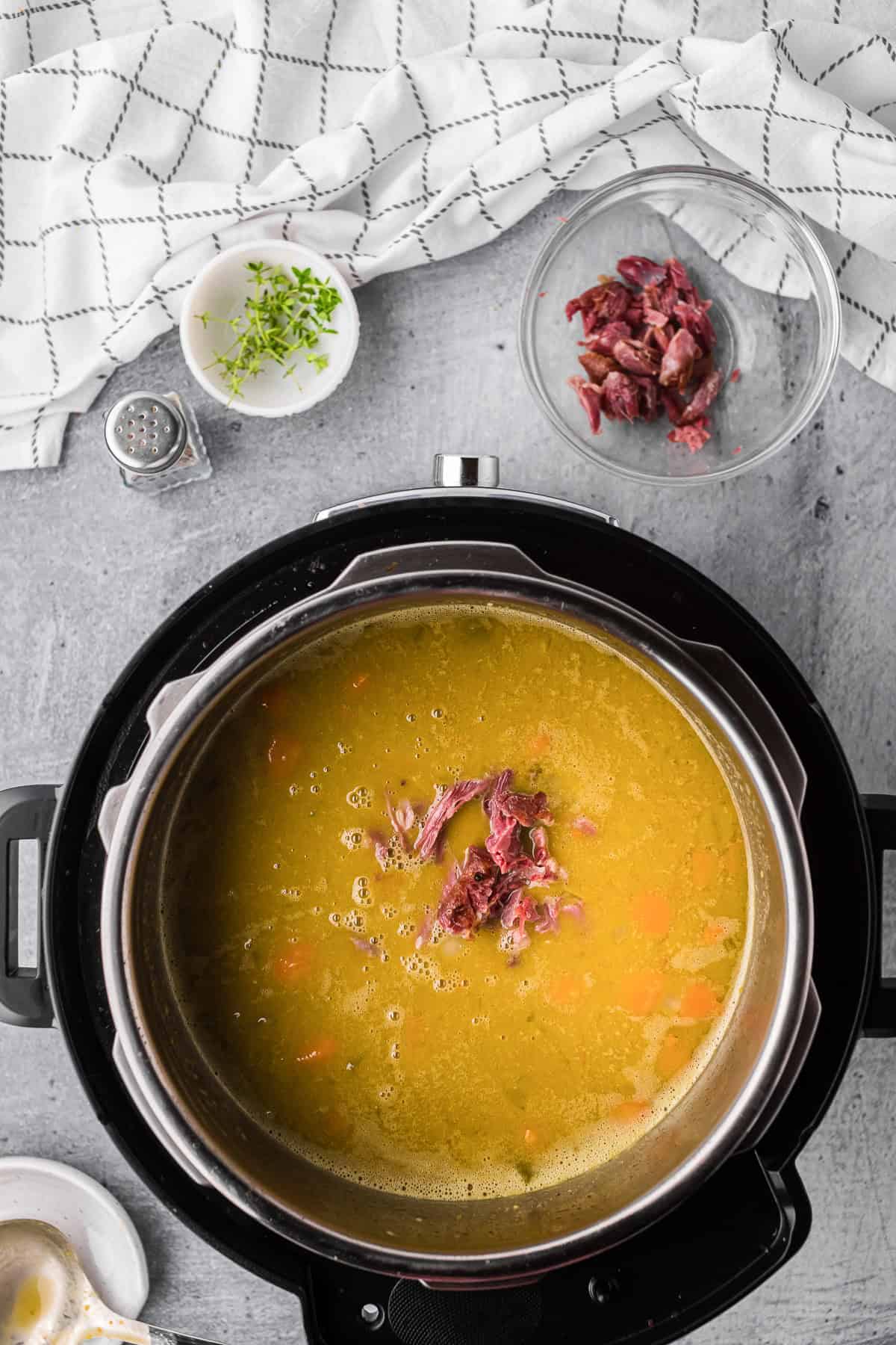 split pea soup in instant pot.