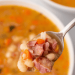 recipe for homemade navy bean soup.