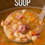 recipe for homemade navy bean soup.