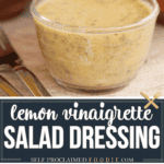 lemon vinaigrette salad dressing recipe.