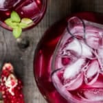 recipe for homemade pomegranate vodka punch.