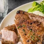 recipe for homemade pan seared pork chops.