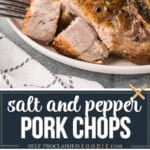 recipe for homemade salt and pepper pork chops.