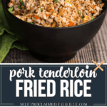 recipe for homemade pork fried rice.