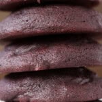 recipe for homemade red velvet cookies.