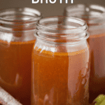 recipe for homemade roasted beef broth.