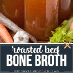 recipe for homemade roasted beef broth.