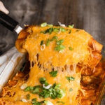 recipe for homemade shredded beef enchiladas.