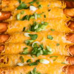 recipe for homemade shredded beef enchiladas.