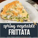 spring vegetable frittata recipe.