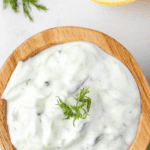 recipe for homemade tzatziki sauce.