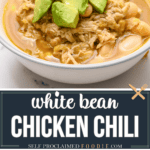 recipe for homemade white bean chicken chili.