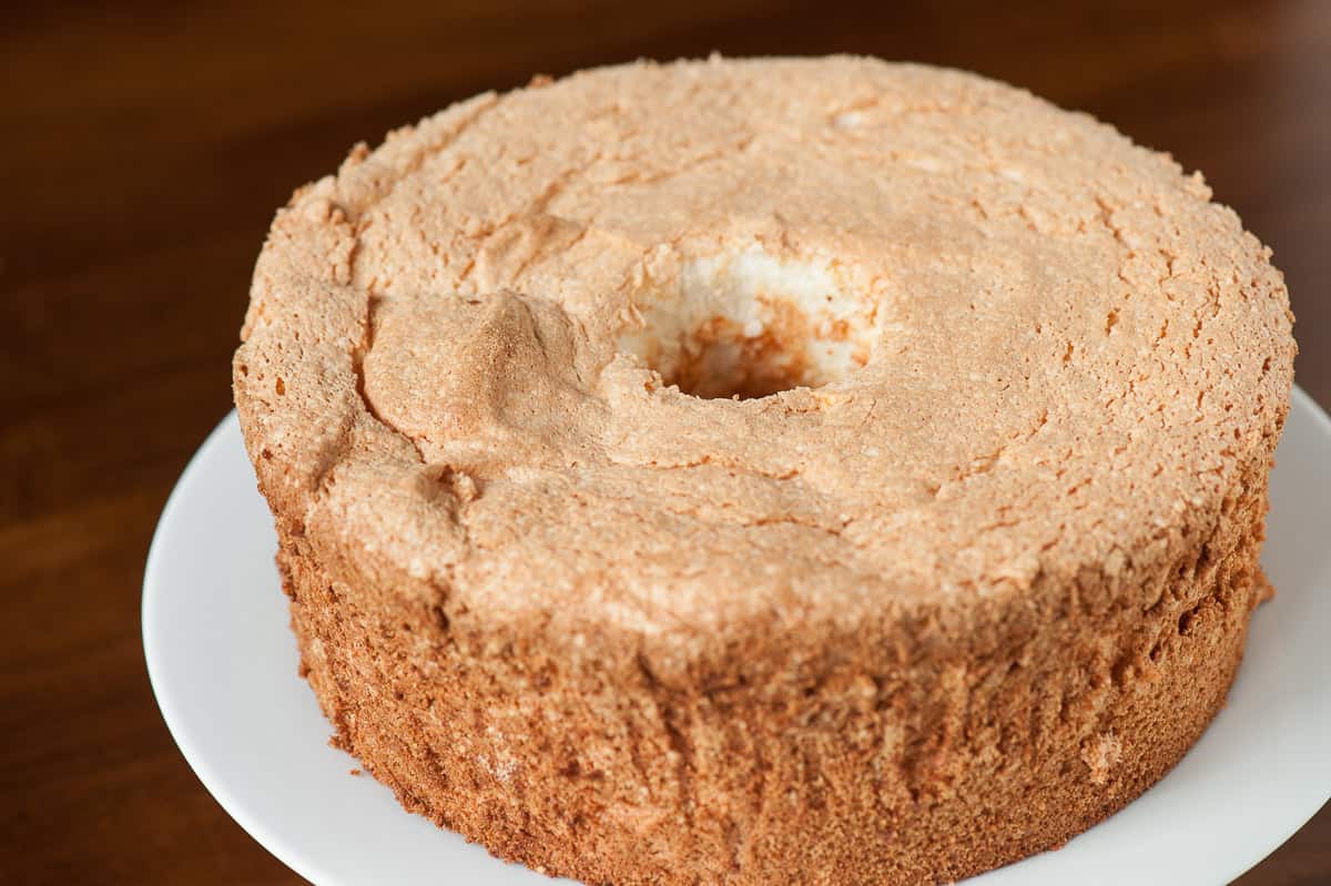 homemade angel food cake.