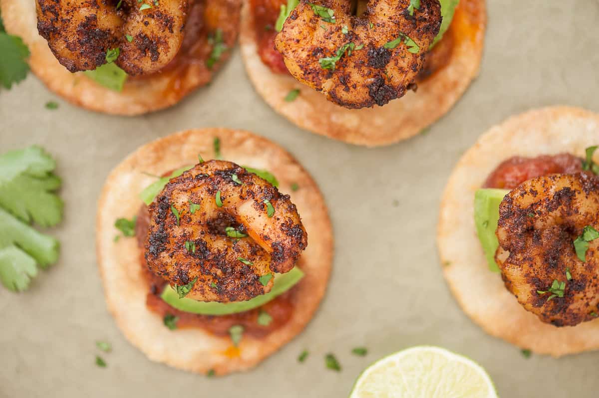 shrimp tostada appetizers.