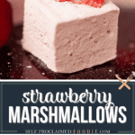 homemade strawberry marshmallow recipe.