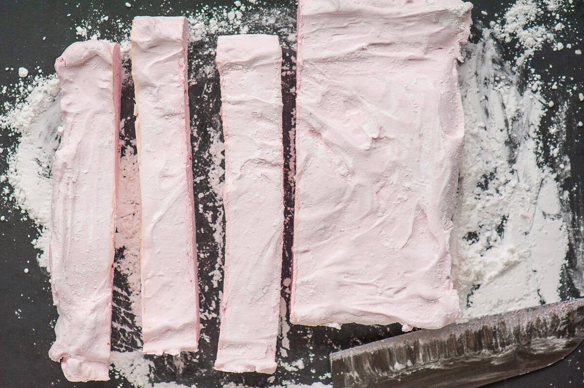 homemade strawberry marshmallow recipe.