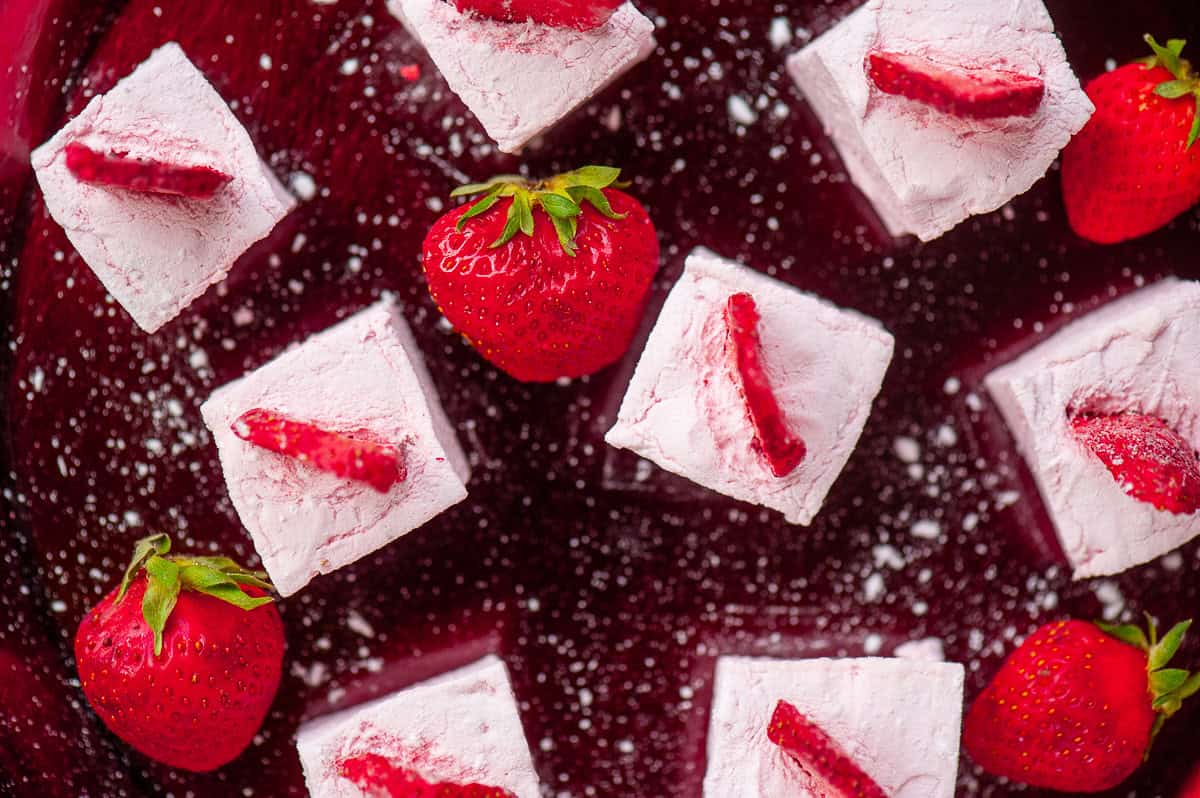 homemade strawberry marshmallow recipe.