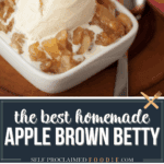 apple brown betty.