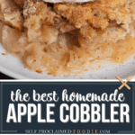 apple cobbler.