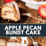 apple pecan bundt cake.