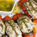 broiled lobster tail.