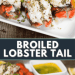 broiled lobster tail.