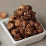candied hazelnuts.