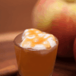caramel apple pie shot.