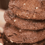 chocolate hazelnut nutella stuffed cookies.