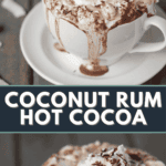 coconut rum hot cocoa.